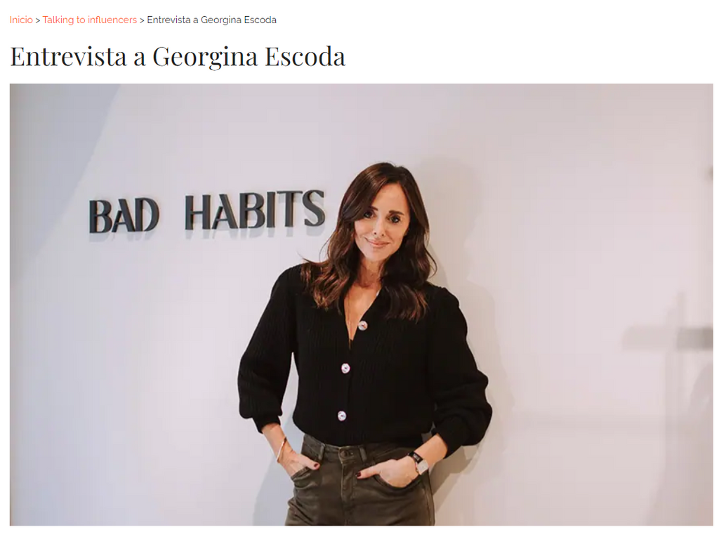 Entrevista a Georgina Escoda